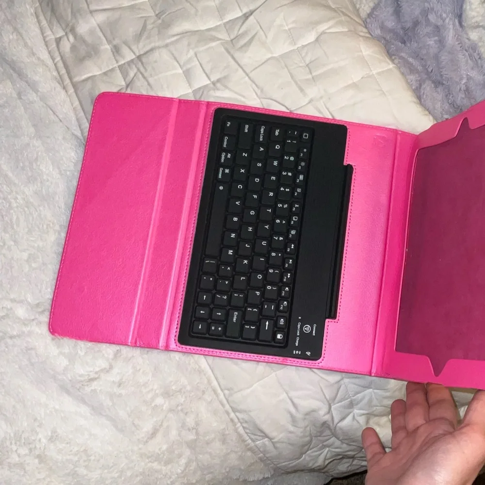 ADURA HOT PINK IPAD 11.5 inches BLUETOOTH tablet keyboard